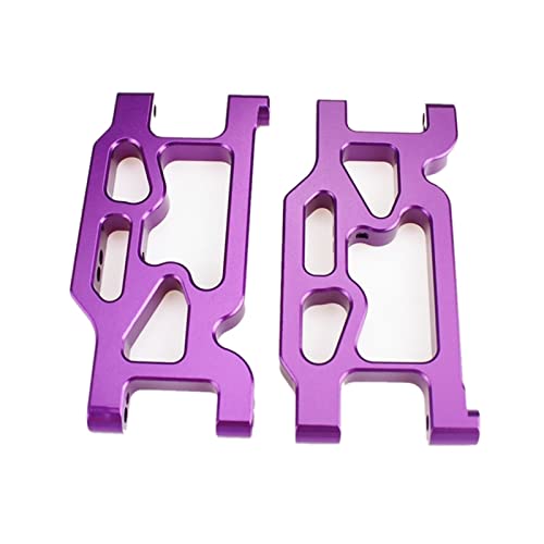 Yurefax 2 Stück Schwingarme aus Aluminiumlegierung for die Vorderradaufhängung, for Wltoys, for 104001 1/10 RC-Auto Querlenkerverbindung(Purple) von Yurefax