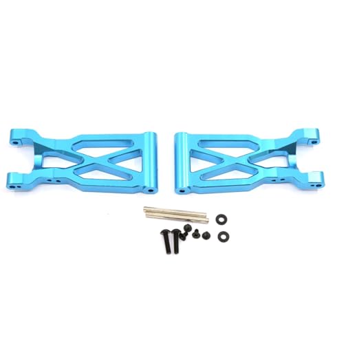 Yurefax 2-teilige Schwingarme aus Aluminiumlegierung for die Hinterradaufhängung, for Wltoys, for 104001 1/10 RC-Auto Querlenkerverbindung(Light Blue) von Yurefax