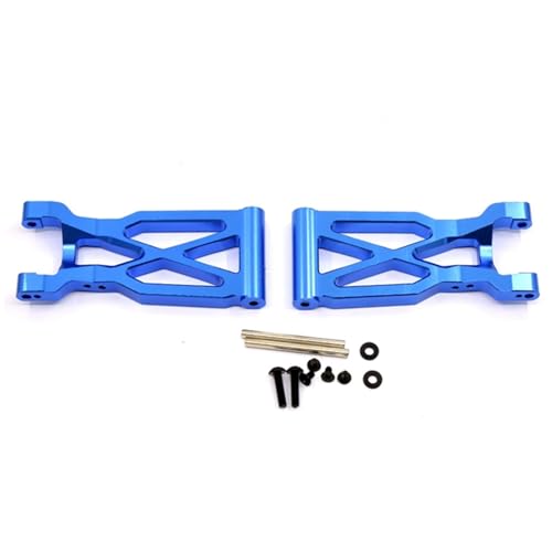 Yurefax 2-teilige Schwingarme aus Aluminiumlegierung for die Hinterradaufhängung, for Wltoys, for 104001 1/10 RC-Auto Querlenkerverbindung(Navy Blue) von Yurefax