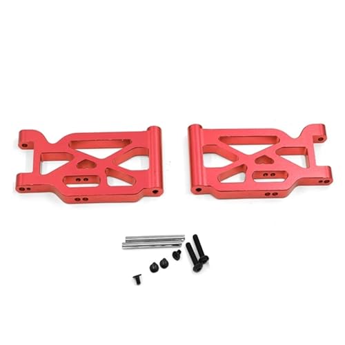 Yurefax 2-teilige Schwingarme aus Aluminiumlegierung for die Vorderradaufhängung, for Wltoys, for 104001 1/10 RC-Auto Querlenkerverbindung(Red) von Yurefax