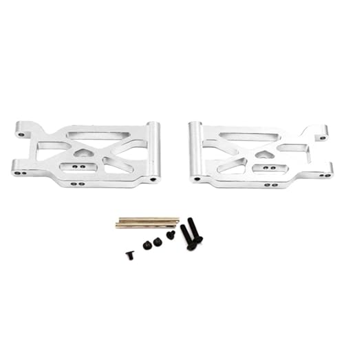 Yurefax 2-teilige Schwingarme aus Aluminiumlegierung for die Vorderradaufhängung, for Wltoys, for 104001 1/10 RC-Auto Querlenkerverbindung(Silver) von Yurefax