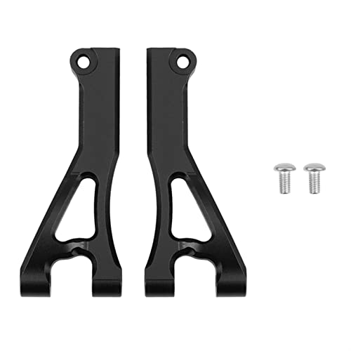 Yurefax 2-teiliger vorderer oberer Querlenker aus Metall, for ARRMA, for 1/7 Limitless Infraction 6S, for 1/8, for Typhon RC-Auto-Upgrade-Teile Aufhängeglied(Black) von Yurefax