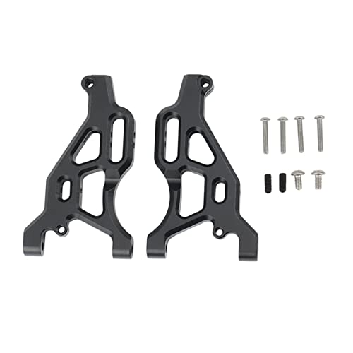 Yurefax 2-teiliger vorderer unterer Querlenker aus Metall, for ARRMA 1/7 Limitless Infraction 6S 1/8, for Typhon 6S RC-Auto-Upgrade-Teile Querlenkerverbindung(Black) von Yurefax