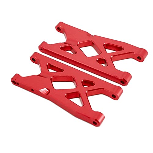 Yurefax 2-teiliges Set mit hinteren Querlenkern aus Metall for Arrma 1/10, for SENTON, for VORTEKS, for Typhon, for Big Rock, for Upgrade-Teile for Granite RC-Autos Querlenkerverbindung(Red) von Yurefax