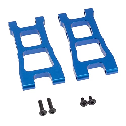 Yurefax 2Pcs Aluminium Vorne Hinten Unten Suspension Arme, for 1/10, for Redcat, for Blackout XTE SC XBE (Pro) Upgrade Teile Zubehör Querlenkerverbindung(Blue) von Yurefax