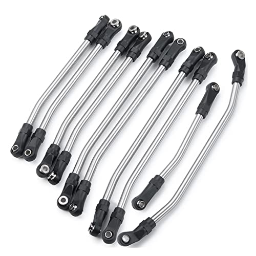 Yurefax 30 Teile/Satz Metall Link Set Mit Stange Ende 313mm Radstand 1:10, for Axial, for SCX10 II 90046 RC Crawler Auto Querlenkerverbindung Yurefax 30 Teile/Satz Metall Link Set Mit Stange Ende 313mm Radstand 1:10, for Axial, for SCX10 II 90046 RC Crawler Auto Querlenkerverbindung von Yurefax