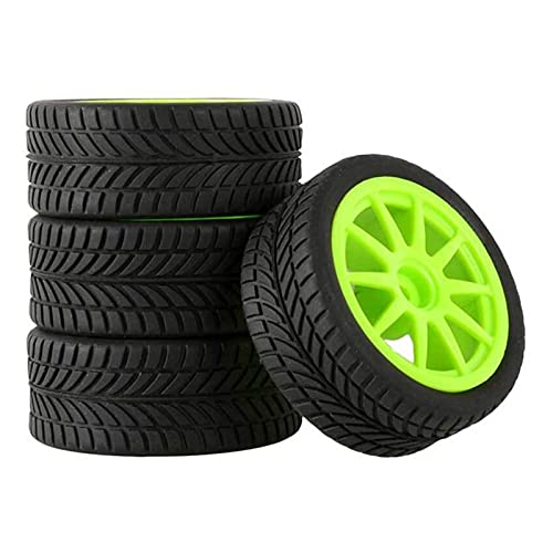 Yurefax 4 Stück Grip-Reifen, Schwammrad einsetzen, for HSP Racing, 1/10 1:10 On-Road Car RC 910-6085 RC-Autoreifen(910G-6085) von Yurefax