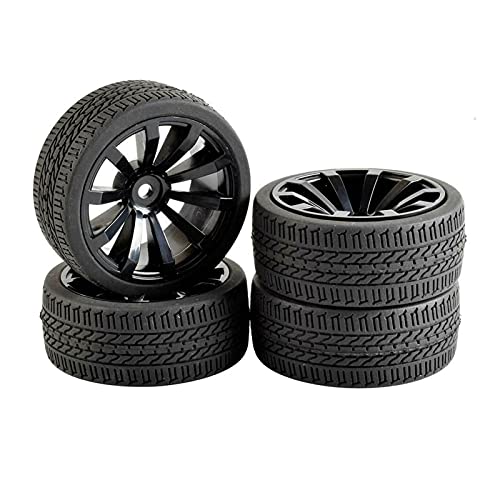 Yurefax 4 Stück Speed ​​Tires Radeinsatz Schwamm, for HSP, 1:10 Tourenwagen RC 601-6091 RC-Autoreifen(601-6091) von Yurefax
