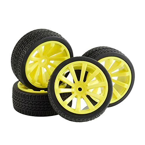 Yurefax 4 Stück Speed ​​Tires Radeinsatz Schwamm, for HSP, 1:10 Tourenwagen RC 601-6091 RC-Autoreifen(601Y-6091) von Yurefax