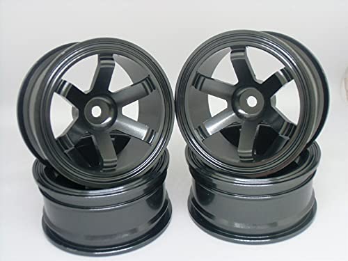Yurefax 4 stücke Aluminium Felgen 108 Grau Reifen Naben RC, for HSP, for HPI, 1:10 On-Road Auto RC-Autoreifen Yurefax 4 stücke Aluminium Felgen 108 Grau Reifen Naben RC, for HSP, for HPI, 1:10 On-Road Auto RC-Autoreifen von Yurefax