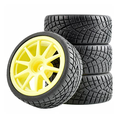 Yurefax 4 stücke Speed ​​Reifen Einsatz Schwamm Rad, for HSP, for HPI, 1:10 Tourenwagen RC 910-8001 RC-Autoreifen(910Y-8001) von Yurefax