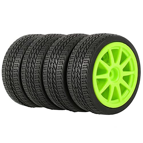 Yurefax 4 stücke Speed ​​Tires Rad Einsatz Schwamm, for HSP, for HPI, 1/10 1:10 Tourenwagen RC 910-6091 RC-Autoreifen(910G-6091) von Yurefax