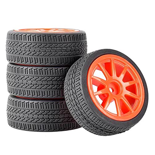 Yurefax 4 stücke Speed ​​Tires Rad Einsatz Schwamm, for HSP, for HPI, 1/10 1:10 Tourenwagen RC 910-6091 RC-Autoreifen(910R-6091) von Yurefax