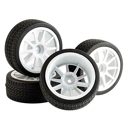 Yurefax 4 stücke Speed ​​Tires Rad Einsatz Schwamm, for HSP, for HPI, 1/10 1:10 Tourenwagen RC 910-6091 RC-Autoreifen(910W-6091) von Yurefax