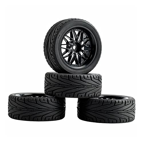 Yurefax 4pc Grip Reifen und Rad, for HSP, for HPI, 1/10 1:10 On-Road Speed Car RC Rim05-8010 RC-Autoreifen Yurefax 4pc Grip Reifen und Rad, for HSP, for HPI, 1/10 1:10 On-Road Speed Car RC Rim05-8010 RC-Autoreifen von Yurefax