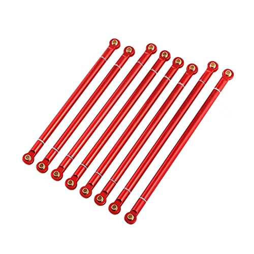 Yurefax 8 Teile/los RC Auto Aluminium Legierung Link Stange 313mm Radstand 1/10 RC Crawler, for Axial, for SCX10 RGT 86100 Querlenkerverbindung Yurefax 8 Teile/los RC Auto Aluminium Legierung Link Stange 313mm Radstand 1/10 RC Crawler, for Axial, for SCX10 RGT 86100 Querlenkerverbindung von Yurefax