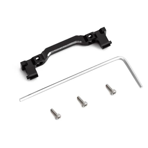 Yurefax Achsgehäuse Servoständer Getriebehalterung Gehäuse Chassisverbindungen 1/24 RC Crawler Car, for Axial, for SCX24 90081 Upgrade-Teile Querlenkerverbindung(Front Bumper Mount) von Yurefax