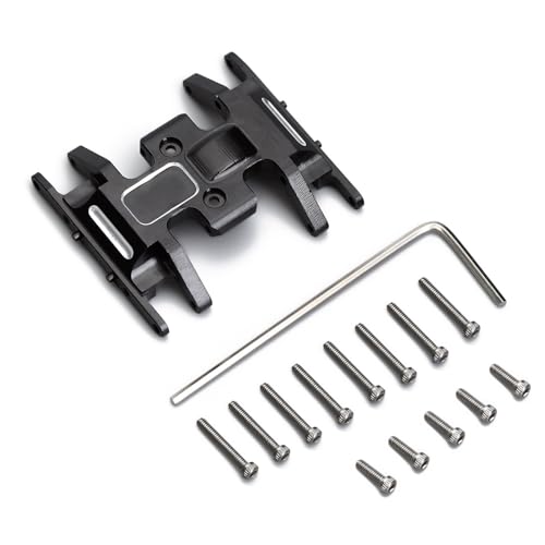 Yurefax Achsgehäuse Servoständer Getriebehalterung Gehäuse Chassisverbindungen 1/24 RC Crawler Car, for Axial, for SCX24 90081 Upgrade-Teile Querlenkerverbindung(Gearbox Mount) von Yurefax