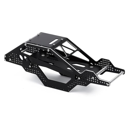 Yurefax Achsgehäuse Servoständer Getriebehalterung Gehäuse Chassisverbindungen 1/24 RC Crawler Car, for Axial, for SCX24 90081 Upgrade-Teile Querlenkerverbindung(Rock Buggy Chassis) von Yurefax