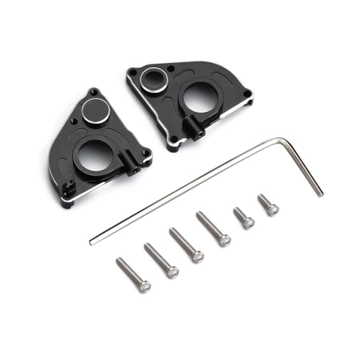 Yurefax Achsgehäuse Servoständer Getriebehalterung Gehäuse Chassisverbindungen 1/24 RC Crawler Car, for Axial, for SCX24 90081 Upgrade-Teile Querlenkerverbindung(Transmission Case) von Yurefax