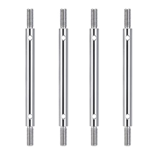 Yurefax Edelstahl-Verbindungsstange TRX4 Refit-Zubehör 70 mm Länge 1/10, for Traxxas, for TRX-4 RC Crawler Car Querlenkerverbindung(4PCS) von Yurefax