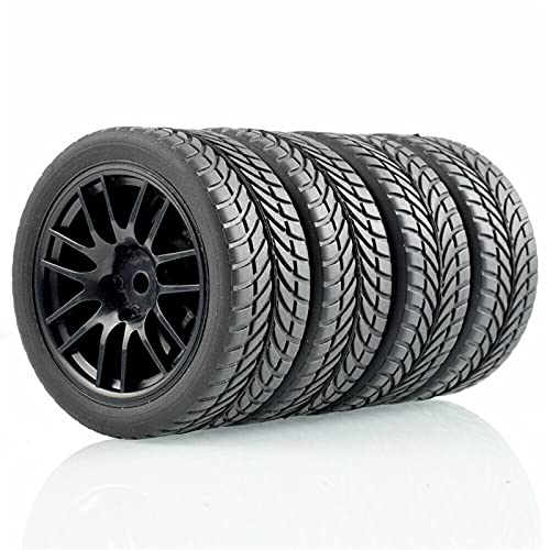 Yurefax Grip Reifen Rad, for HSP, for HPI, 1/10 1:10 On-Road Speed ​​Car RC 9062-6085 RC-Autoreifen(9062B-6085) von Yurefax