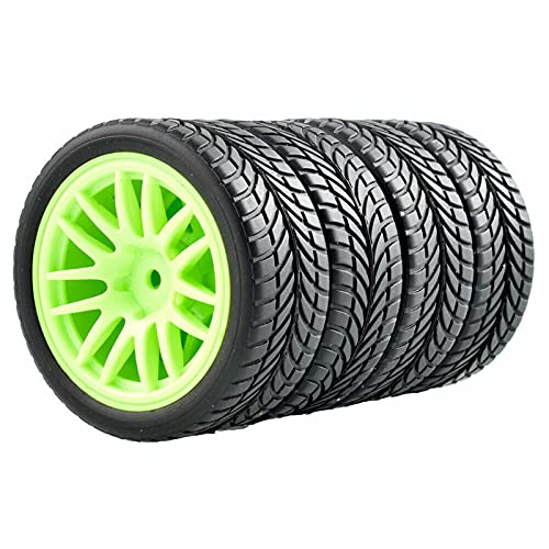 Yurefax Grip Reifen Rad, for HSP, for HPI, 1/10 1:10 On-Road Speed ​​Car RC 9062-6085 RC-Autoreifen(9062G-6085) von Yurefax