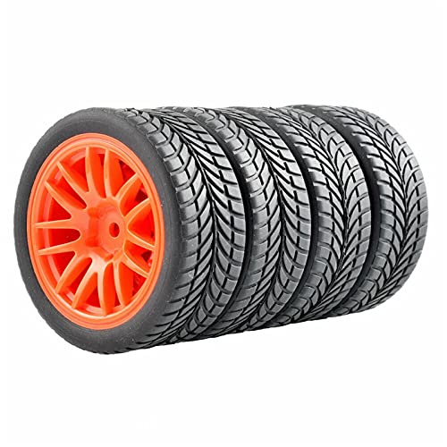 Yurefax Grip Reifen Rad, for HSP, for HPI, 1/10 1:10 On-Road Speed ​​Car RC 9062-6085 RC-Autoreifen(9062R-6085) von Yurefax