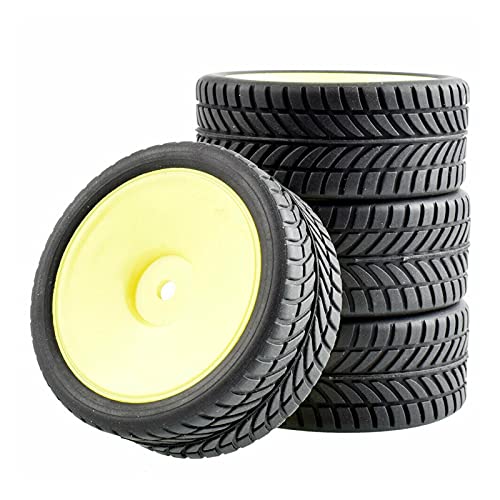 Yurefax Grip Reifen Rad, for HSP, for HPI, 1/10 1:10 On-Road Speed ​​Car RC 9071-6085 RC-Autoreifen(9070-6085) von Yurefax