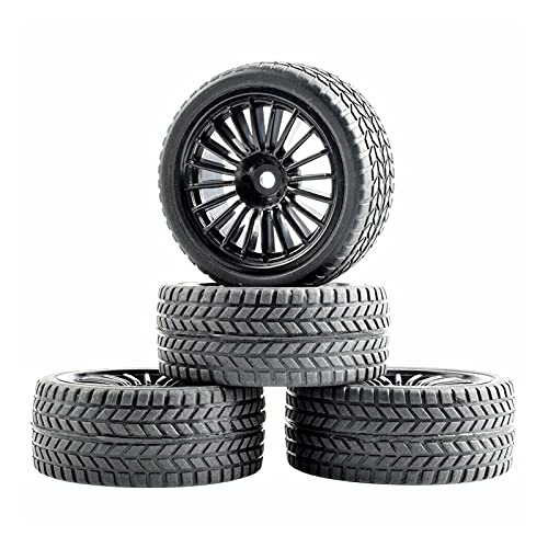 Yurefax Grip Reifen Rad Set, for HSP, for HPI, 1/10 1:10 On-Road Auto RC Rim04-6088 RC-Autoreifen(Rim04H-6088) von Yurefax