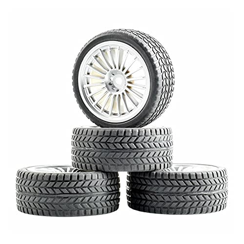 Yurefax Grip Reifen Rad Set, for HSP, for HPI, 1/10 1:10 On-Road Auto RC Rim04-6088 RC-Autoreifen(Rim04S-6088) von Yurefax