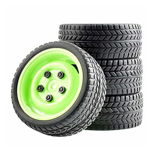 Yurefax Grip Reifen Rad Set, for HSP, for HPI, 1/10 1:10 On-Road Auto RC Rim51-6088 RC-Autoreifen(Rim51G-6088) von Yurefax