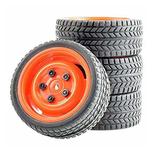 Yurefax Grip Reifen Rad Set, for HSP, for HPI, 1/10 1:10 On-Road Auto RC Rim51-6088 RC-Autoreifen(Rim51R-6088) von Yurefax
