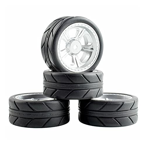 Yurefax Grip TiresTires Rad Sets, for HSP, for HPI, 1/10 1:10 On-Road Racing Car RC Rim03-6087 RC-Autoreifen(Rim03S-6087) von Yurefax