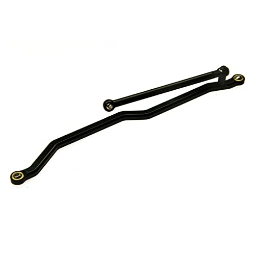 Yurefax Lenkgelenkbaugruppe aus Metall 1/10, for Axial, for Wraith 90018 RC Kletterauto Querlenkerverbindung(Black) von Yurefax