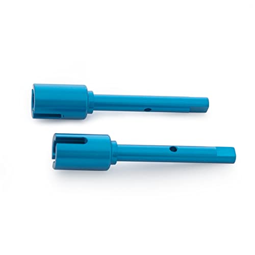 Yurefax Lenksatz aus Aluminiumlegierung, Dog Bone-Antriebswelle, Propellergelenk aufrecht, for Tamiya, for TT02-Chassis 1/10 RC On Road Car Querlenkerverbindung(Propeller Joint Blue) von Yurefax