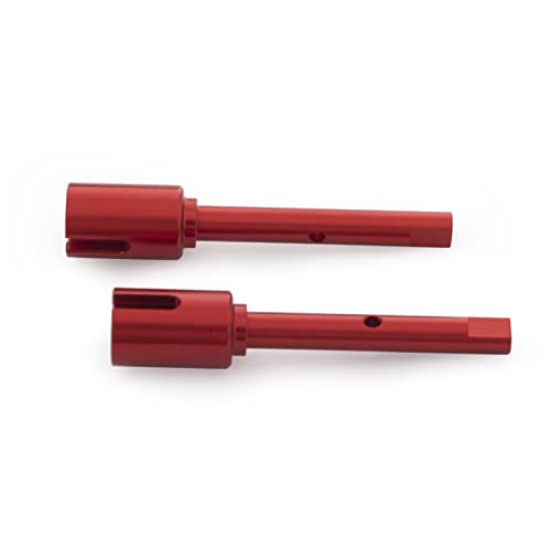 Yurefax Lenksatz aus Aluminiumlegierung, Dog Bone-Antriebswelle, Propellergelenk aufrecht, for Tamiya, for TT02-Chassis 1/10 RC On Road Car Querlenkerverbindung(Propeller Joint Red) von Yurefax