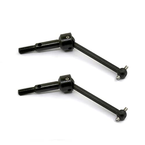Yurefax Lenksatz aus Aluminiumlegierung, Dog Bone-Antriebswelle, Propellergelenk aufrecht, for Tamiya, for TT02-Chassis 1/10 RC On Road Car Querlenkerverbindung(Universal Shaft) von Yurefax
