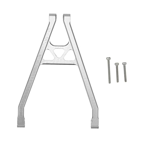 Yurefax Metall-Hinterachsstütze A-Rahmen-Querlenkerverbindungen, for Axial, for Yeti Jr. AX90052 AXI90069 1/18 RC-Auto-Upgradeteil Querlenkerverbindung(Silver) von Yurefax