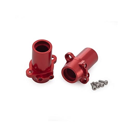 Yurefax Metall vorne hinten, for AR14B Achsgehäuse Achsschenkel C-Hub Sechskantrotor-Bremssattel, for 1/10 RC Rock Bouncer, for Axial RBX10 Ryft Querlenkerverbindung(Axle Adapters-RD) von Yurefax