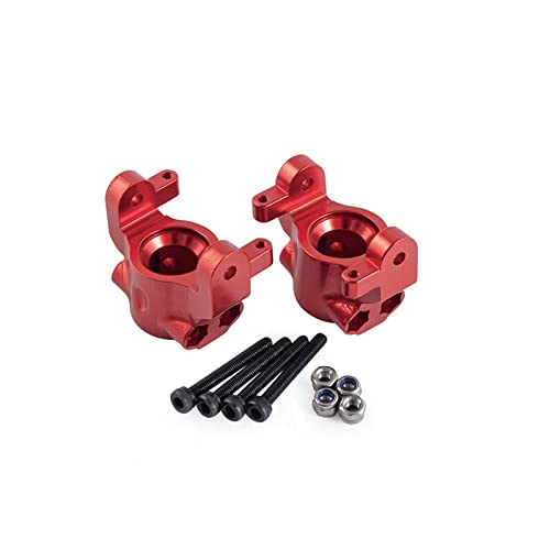 Yurefax Metall vorne hinten, for AR14B Achsgehäuse Achsschenkel C-Hub Sechskantrotor-Bremssattel, for 1/10 RC Rock Bouncer, for Axial RBX10 Ryft Querlenkerverbindung(C Hub-RD) von Yurefax