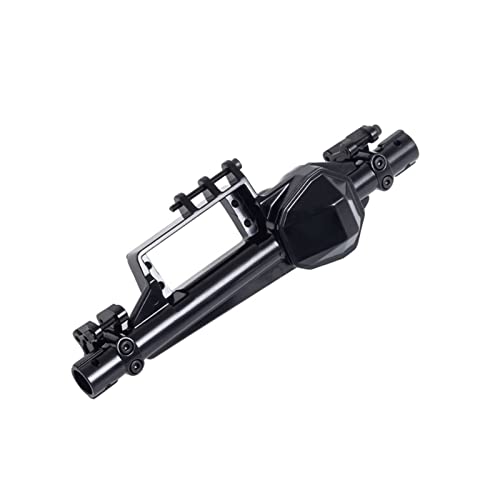 Yurefax Metall vorne hinten, for AR14B Achsgehäuse Achsschenkel C-Hub Sechskantrotor-Bremssattel, for 1/10 RC Rock Bouncer, for Axial RBX10 Ryft Querlenkerverbindung(Front Housing-BK) von Yurefax