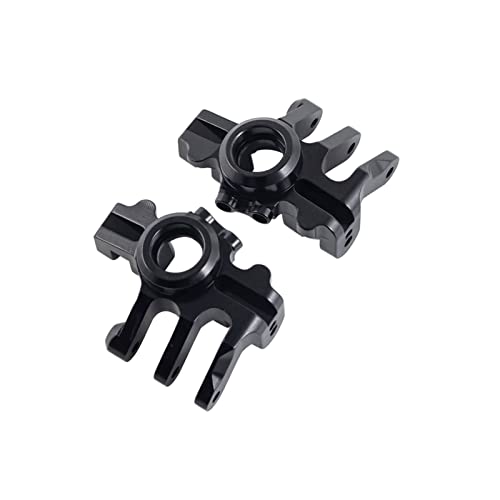 Yurefax Metall vorne hinten, for AR14B Achsgehäuse Achsschenkel C-Hub Sechskantrotor-Bremssattel, for 1/10 RC Rock Bouncer, for Axial RBX10 Ryft Querlenkerverbindung(Steering Knuckle-BK) von Yurefax