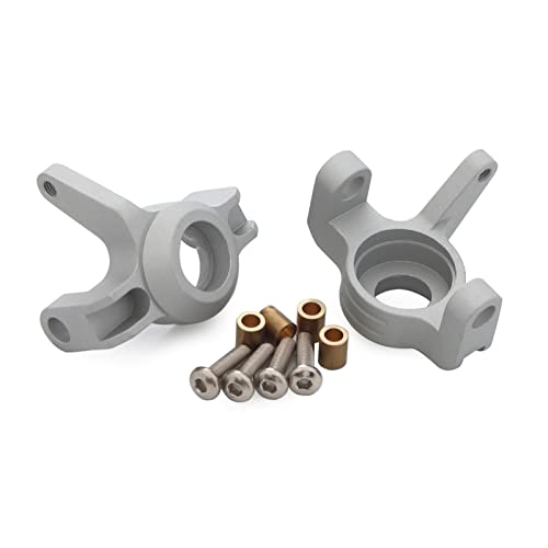 Yurefax Metallkegelrad-Antriebswelle, Achsschenkel, C-Hub-Trägerverbindungshalterungen, for AR60-Achse Axial, for Wraith RR10 Bomber Rig RC Rock Racer Querlenkerverbindung(D) von Yurefax