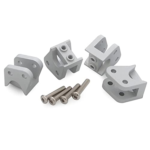 Yurefax Metallkegelrad-Antriebswelle, Achsschenkel, C-Hub-Trägerverbindungshalterungen, for AR60-Achse Axial, for Wraith RR10 Bomber Rig RC Rock Racer Querlenkerverbindung(J) von Yurefax