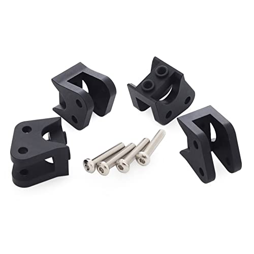 Yurefax Metallkegelrad-Antriebswelle, Achsschenkel, C-Hub-Trägerverbindungshalterungen, for AR60-Achse Axial, for Wraith RR10 Bomber Rig RC Rock Racer Querlenkerverbindung(K) von Yurefax