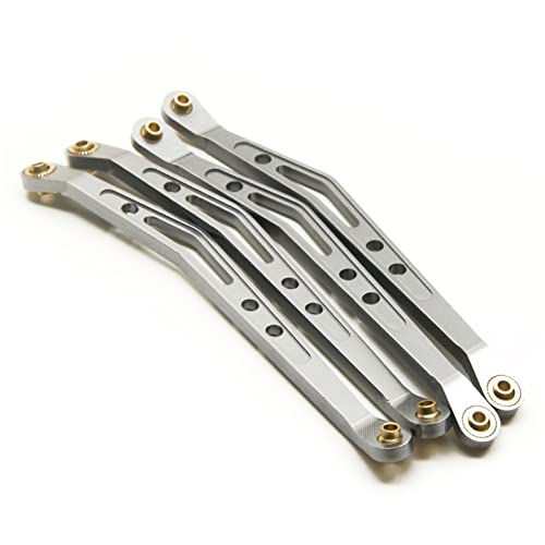 Yurefax RC-Car-Schaltgestänge for obere und untere Aufhängung, 1/10 RC Crawler, for Axial, for Wraith 90018 Querlenkerverbindung(Upper-Titanium) von Yurefax