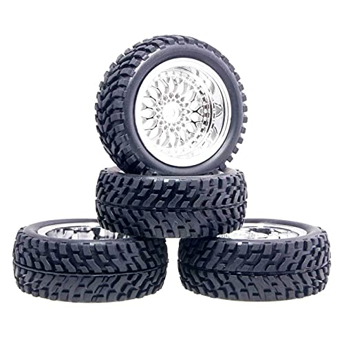Yurefax Rallye-Gummireifen, Offset 3 mm/6 mm/9 mm, for HSP, 1:10 On-Road Rally Car RC 2084-7004 RC-Autoreifen(2084-7004-Offset9mm) von Yurefax