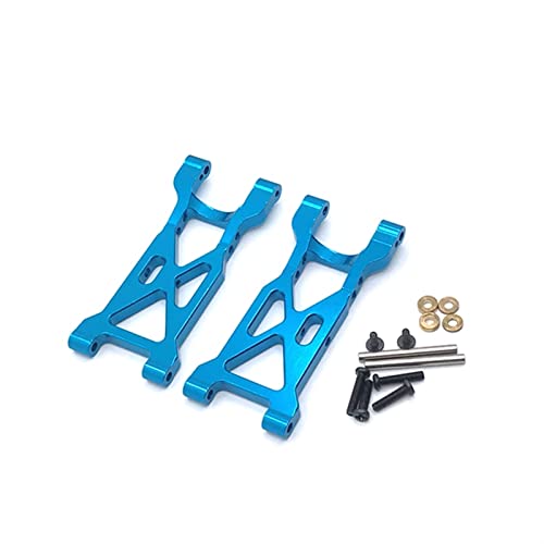 Yurefax Schwingarme for die Hinterradaufhängung aus Aluminiumlegierung, for Wltoys, for 104001 1/10 RC-Auto Querlenkerverbindung(Blue) von Yurefax