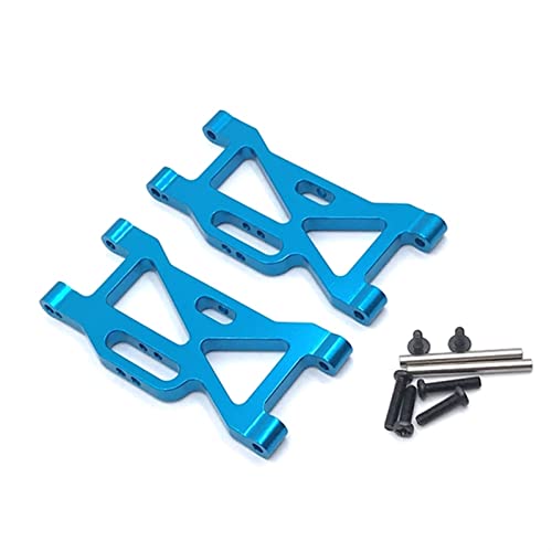 Yurefax Schwingarme for die Vorderradaufhängung aus Aluminiumlegierung, for Wltoys, for 104001 1/10 RC-Auto Querlenkerverbindung(Blue) von Yurefax